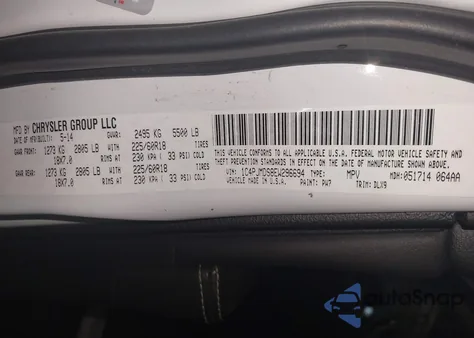 2014 Jeep Cherokee Limited из США, поврежденный, VIN 1C4PJMDS8EW296694